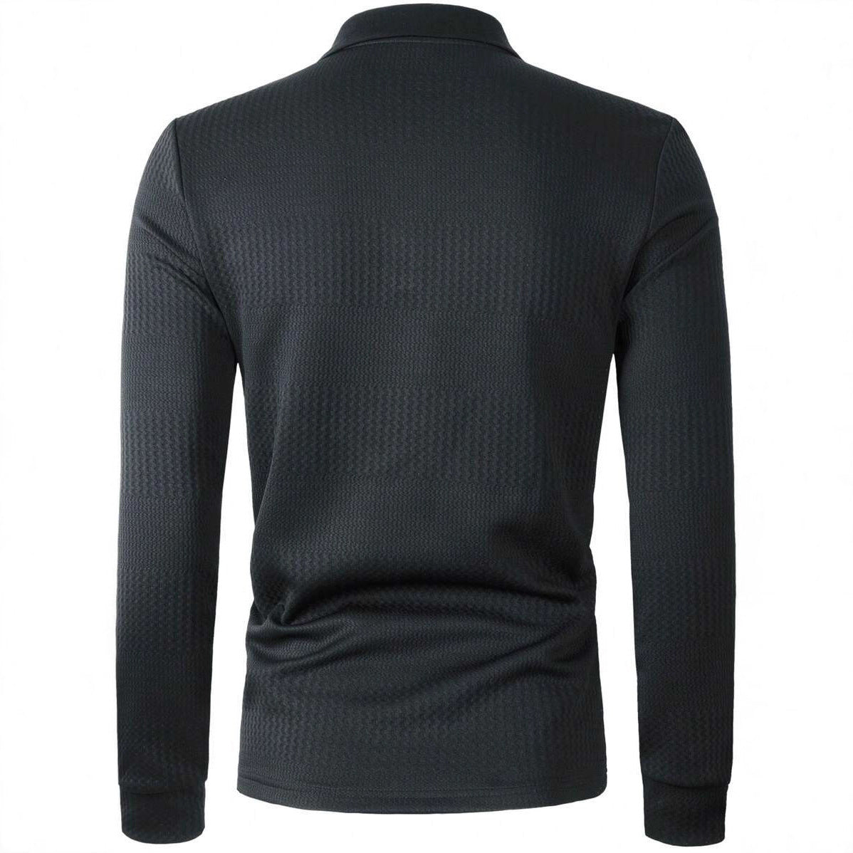 Men's Sports Long Sleeve Casual Fitness Shirt – Lightweight Polyester Fiber Top