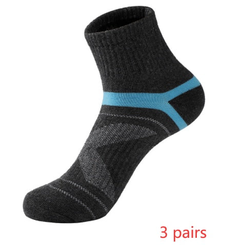 Basketball Socks | Breathable Cotton Sports Socks | Warm Winter Jacquard Design
