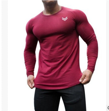 Quick Drying Sports Shirt - Men's Slim Fit Long Sleeve Workout Top