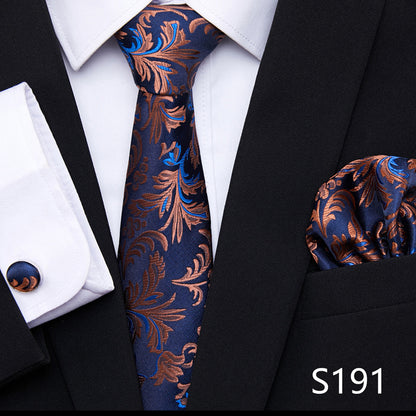 Men's Patterned Ties | European Style Neckwear Set With Silk Patterns