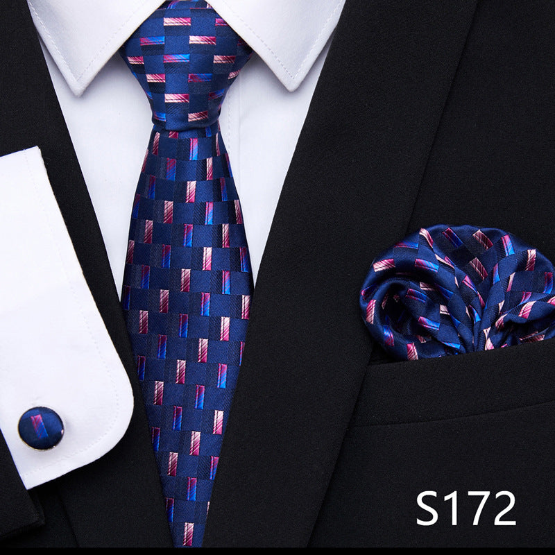 Men's Patterned Ties | European Style Neckwear Set With Silk Patterns