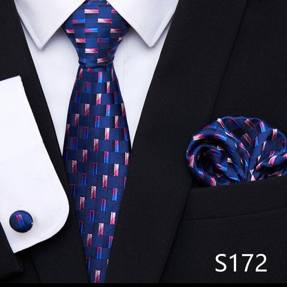 Men's Patterned Ties | European Style Neckwear Set With Silk Patterns