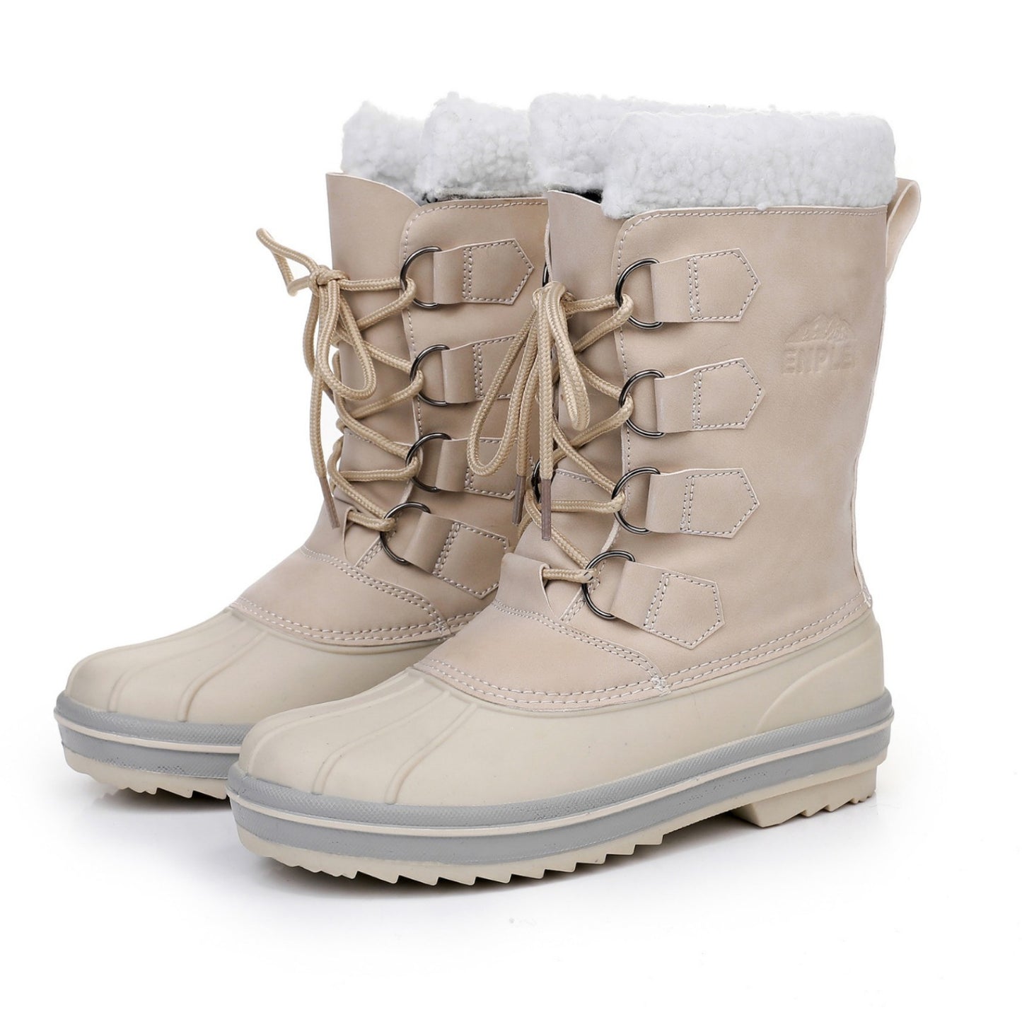 Waterproof Snow Boots | Women's Mid-Top Winter Footwear With Slip Resistant Sole