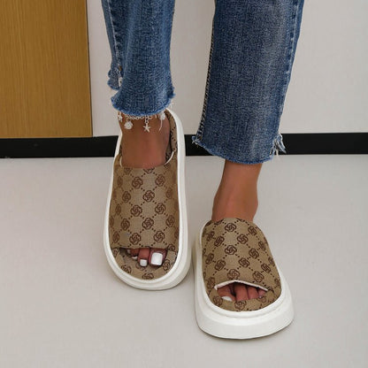 Non Slip Slippers | Breathable Indoor Slippers With Thick Sole Cushion