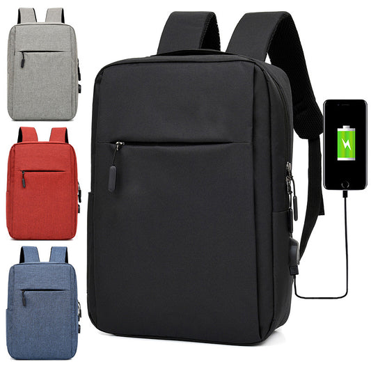 Laptop Backpack USB With Air Cushion Straps – Business Nylon Bag