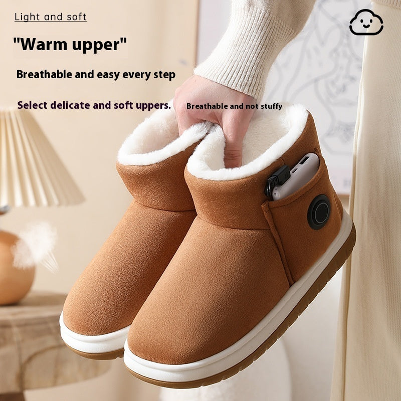 Electric Heating Shoes | Rechargeable Foot Warmers | Stylish Heated Boots