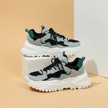 Casual Sports Shoes – Breathable Mesh Sneakers With Shock Absorbing Soles