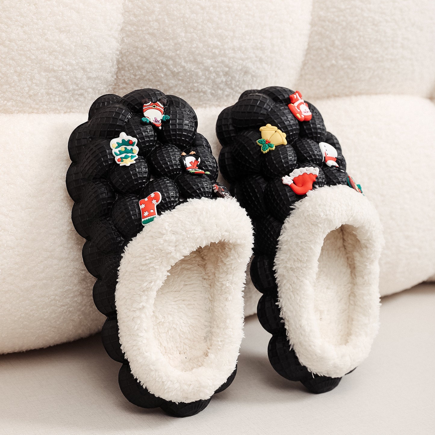 Winter Hole Shoes | EVA Slippers With Warm Toe Holders & Hollow Out Design