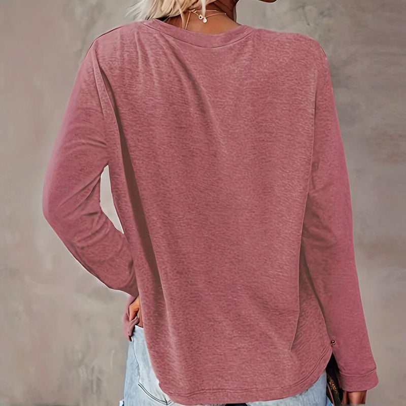 Christmas Shirts Women - Cute Christmas Tree Long Sleeve Holiday Party Tops