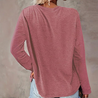 Christmas Shirts Women - Cute Christmas Tree Long Sleeve Holiday Party Tops