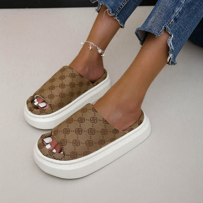 Non Slip Slippers | Breathable Indoor Slippers With Thick Sole Cushion