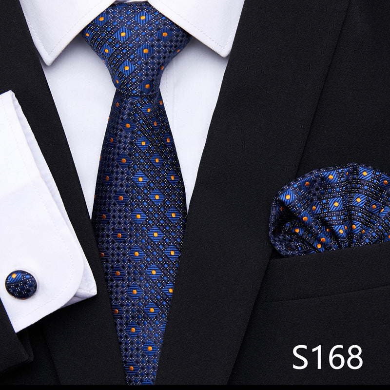 Men's Patterned Ties | European Style Neckwear Set With Silk Patterns