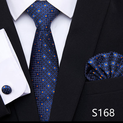 Men's Patterned Ties | European Style Neckwear Set With Silk Patterns