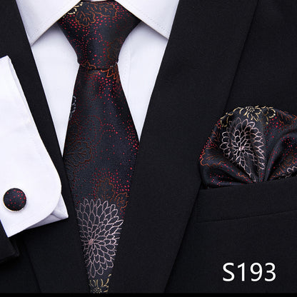 Men's Patterned Ties | European Style Neckwear Set With Silk Patterns