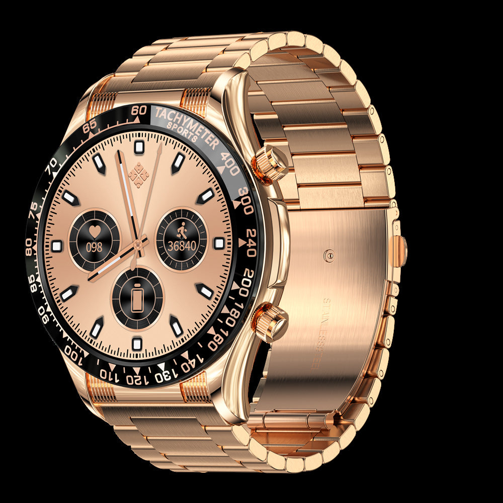 Bluetooth Calling Smartwatch | Men's Business Smart Watch With Heart Rate Monitor