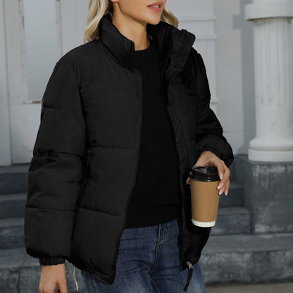 Women Winter Coat | Casual Windproof Down Cotton Jacket | Warm Thickened Outerwear