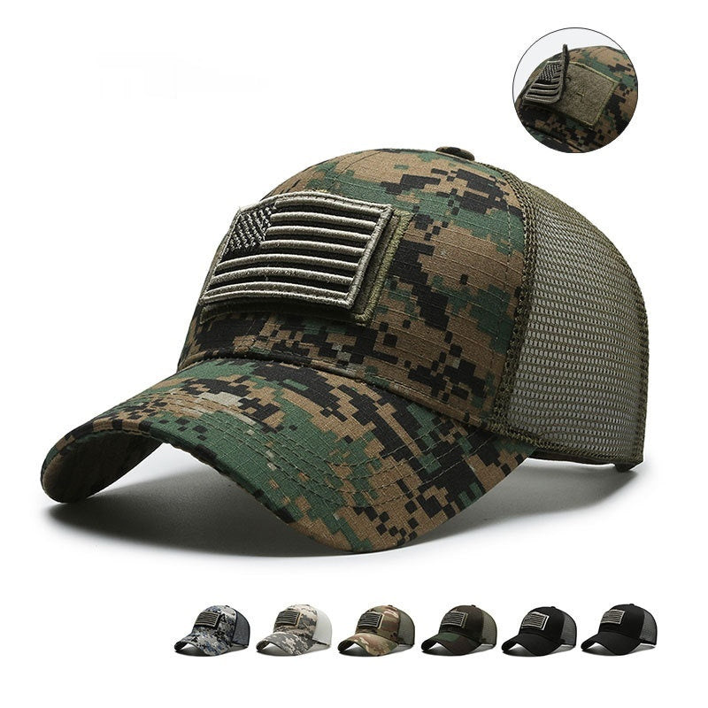 Camouflage Baseball Hat – Adjustable Camo Cap With Breathable Sunshade
