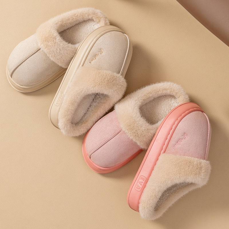 Warm Cotton Slippers | Cozy Winter Footwear | Non Slip Indoor Shoes