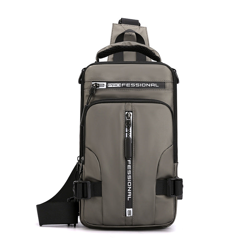 Men Crossbody Bag - Multifunctional Waterproof Backpack With Mobile Phone Pocket