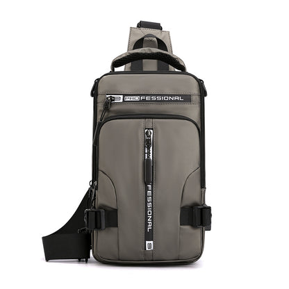 Men Crossbody Bag - Multifunctional Waterproof Backpack With Mobile Phone Pocket
