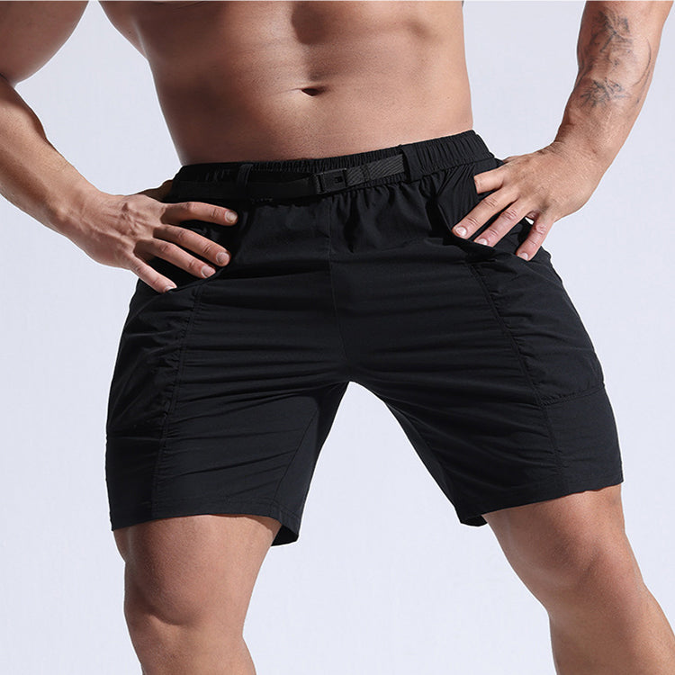 Athletic Shorts Men | Men's Cargo Shorts With Elastic Waistband & Pockets