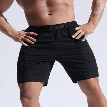 Athletic Shorts Men | Men's Cargo Shorts With Elastic Waistband & Pockets