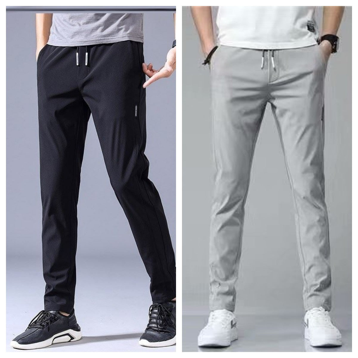 Drawstring Trousers | Casual Pants | Loose Straight Fit Korean Style Sweatpants