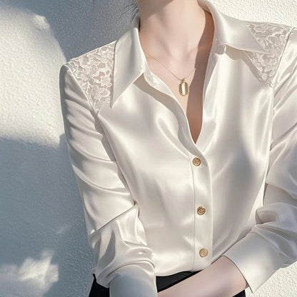 Light Luxury Fashion Elegant Basic Shirt