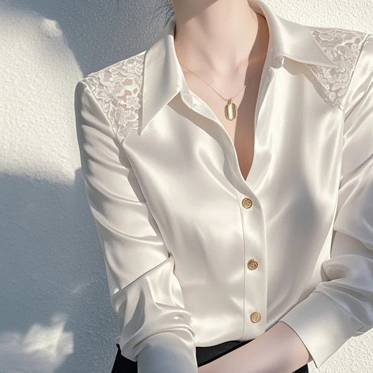 Light Luxury Fashion Elegant Basic Shirt