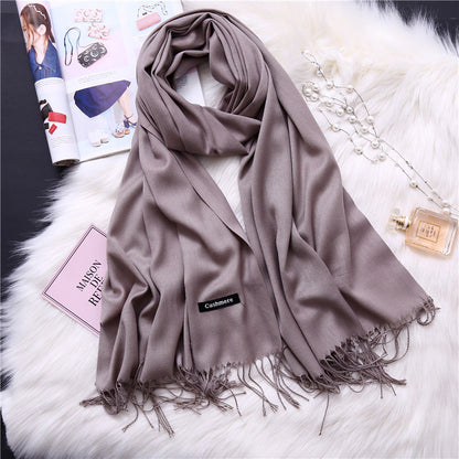 Designer Women Scarf | Winter Shawl Wraps | Soft Cotton Yarn Scarf 70x200CM