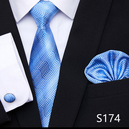 Men's Patterned Ties | European Style Neckwear Set With Silk Patterns