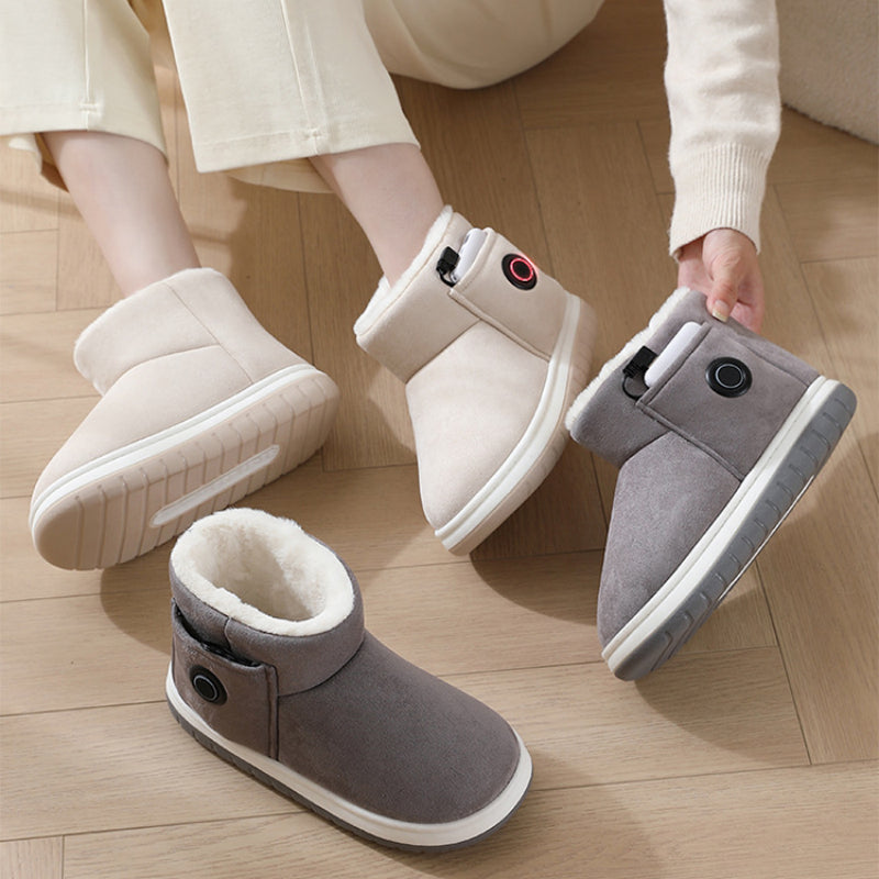 Electric Heating Shoes | Rechargeable Foot Warmers | Stylish Heated Boots