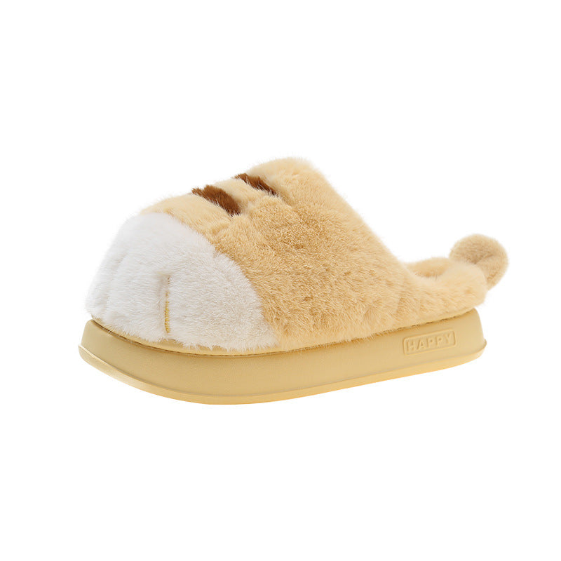 Fluffy Slippers Women | Plush Indoor Footwear With Thick Sole & Non Slip Rubber