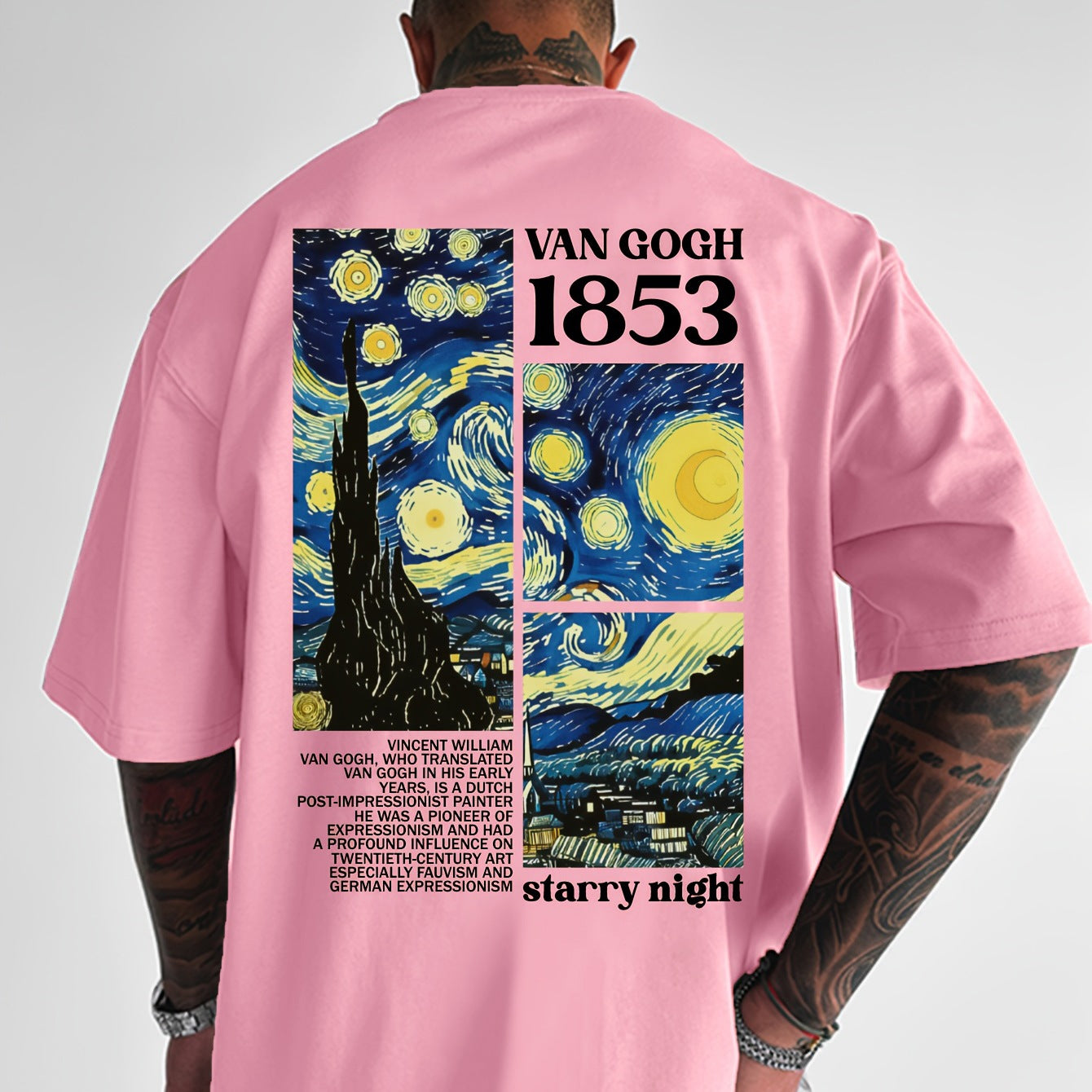 Cartoon T-Shirt - Printed Round Neck Short Sleeve Cotton Tee For Men