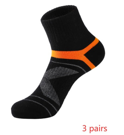 Basketball Socks | Breathable Cotton Sports Socks | Warm Winter Jacquard Design