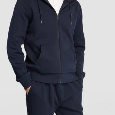 Men's Sweater Suit - Comfortable Hoodie And Pants Combo, Polyester Fiber Clothing
