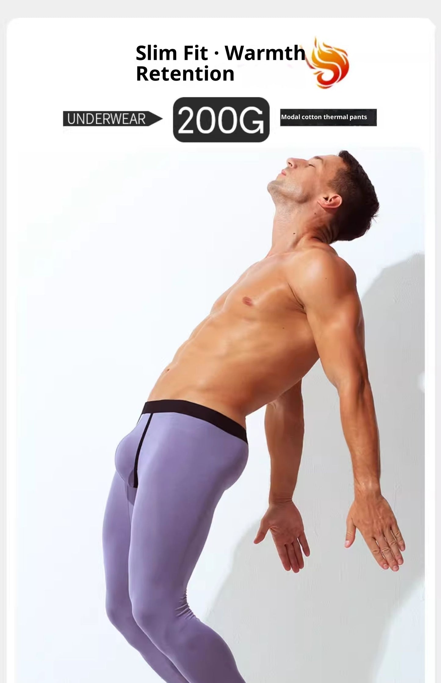 Modal Pants Men | Lightweight Casual Capri Trousers | Breathable Fabric Comfort