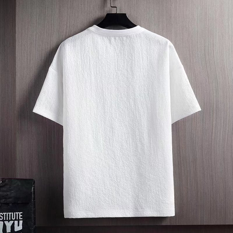 Men's Short Sleeve Shirt - Summer Loose Fit Japanese Style Pullover Tee