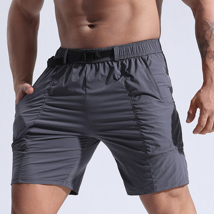 Athletic Shorts Men | Men's Cargo Shorts With Elastic Waistband & Pockets