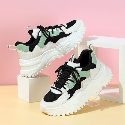 Casual Sports Shoes – Breathable Mesh Sneakers With Shock Absorbing Soles