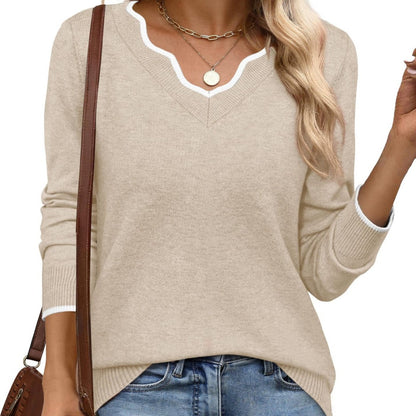 A Fashionable And Versatile Women's Pullover Top
