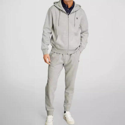 Men's Sweater Suit - Comfortable Hoodie And Pants Combo, Polyester Fiber Clothing