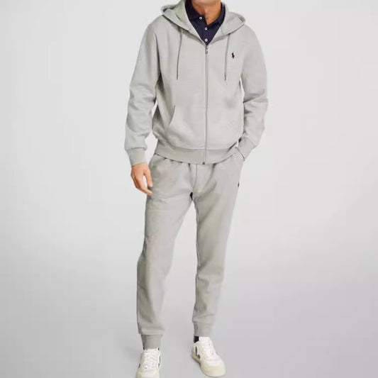 Men's Sweater Suit - Comfortable Hoodie And Pants Combo, Polyester Fiber Clothing