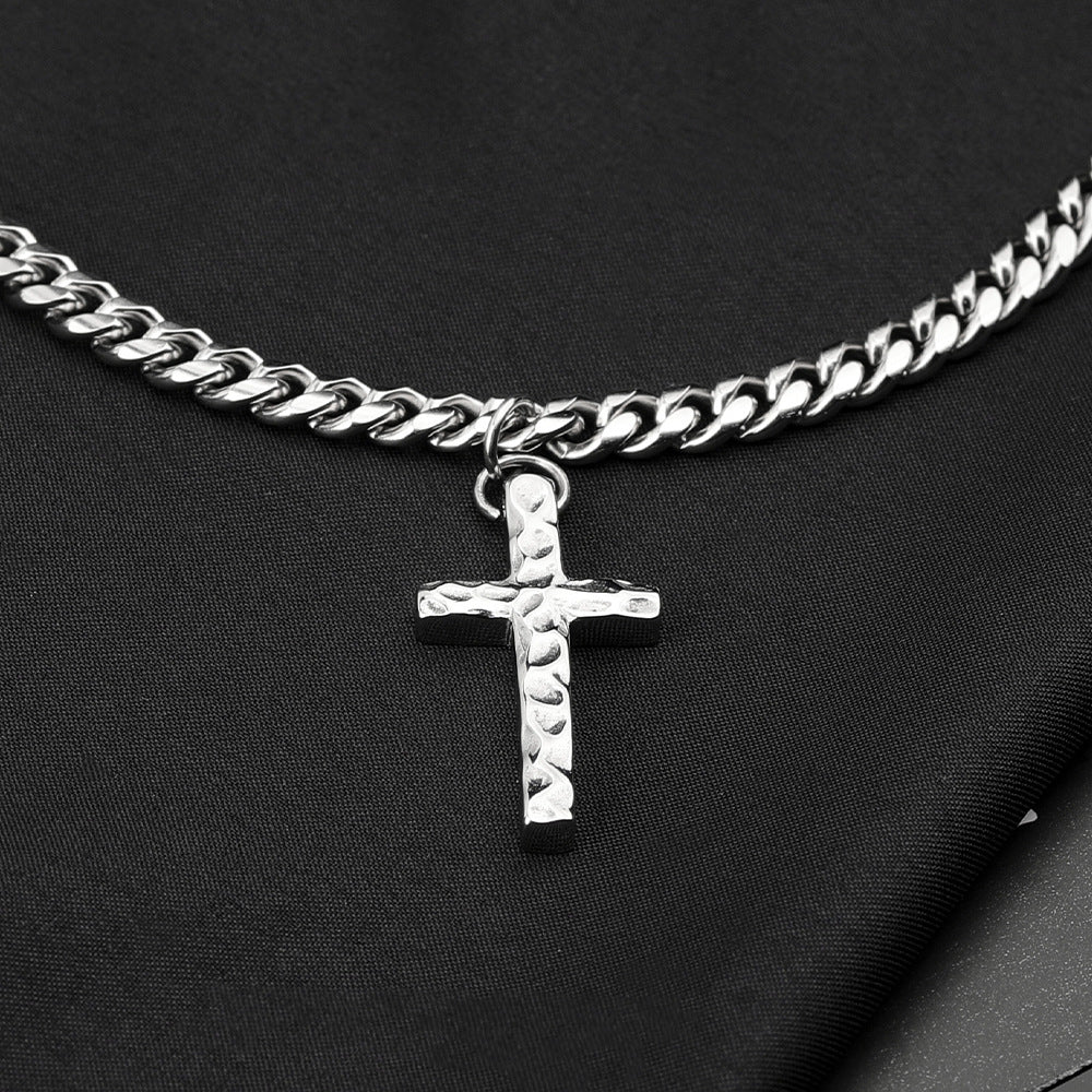 Titanium Steel Necklace | Cuban Chain | Unisex Geometric Style Jewelry 51-80cm