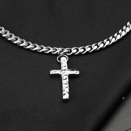 Titanium Steel Necklace | Cuban Chain | Unisex Geometric Style Jewelry 51-80cm