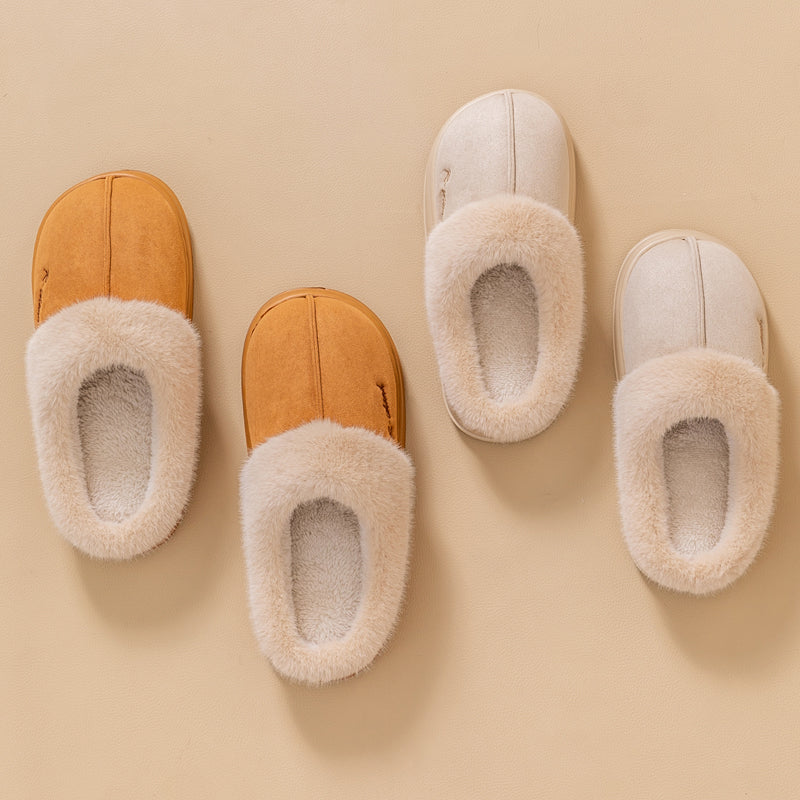Warm Cotton Slippers | Cozy Winter Footwear | Non Slip Indoor Shoes