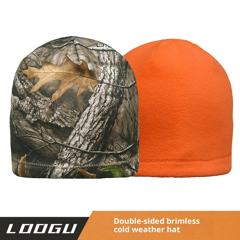 Camouflage Hunting Beanie – Windproof Polar Fleece Warm Winter Hat