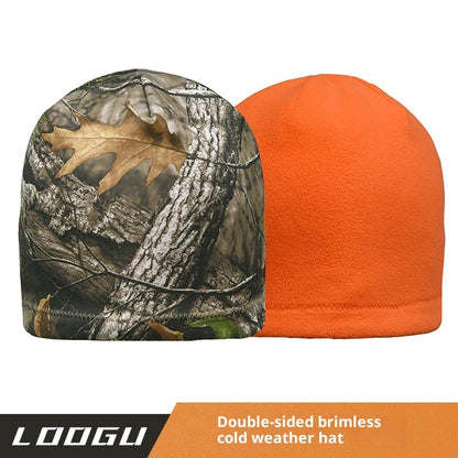 Camouflage Hunting Beanie – Windproof Polar Fleece Warm Winter Hat