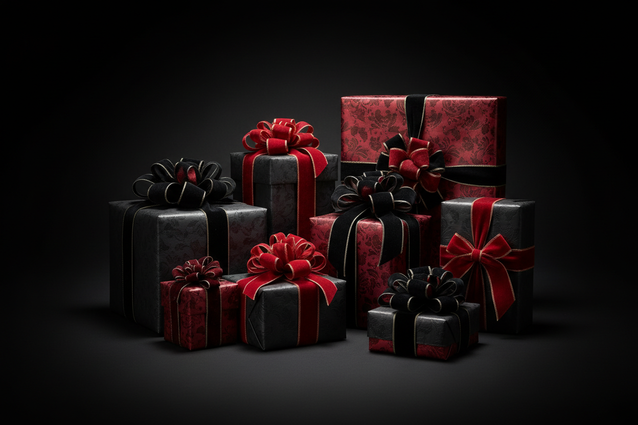 NO words and more presents and a little darker overall