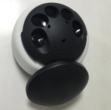 Black and white Trendoligy Steam Gel Nail Remover Machine with five slots and open lid on white surface